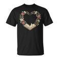 Vintage Book Lover Valentine Heart T-Shirt