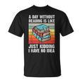 Vintage Book Reading Teacher Read Books Nerd Reader T-Shirt Vintage Book Reading Teacher Read Books Nerd Reader T-Shirt
