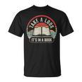 Vintage Retro Take A Look It's In A Book Bookworm Reading T-Shirt Vintage Retro Take A Look It's In A Book Bookworm Reading T-Shirt