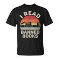 Vintage Retro I Read Banned Books T-Shirt