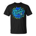 Volleyball Lets Pepper Comic Book Pop Art Teen Girls Cute T-Shirt Volleyball Lets Pepper Comic Book Pop Art Teen Girls Cute T-Shirt