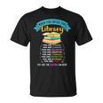 When You Enter This Library Book Reading Lover Reader T-Shirt