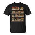 Whimsical Books And Blooms T-Shirt