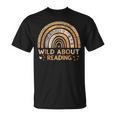 Wild About Reading Books Reader Lover Bookworm Librarian T-Shirt Wild About Reading Books Reader Lover Bookworm Librarian T-Shirt