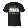 Wildflower Just One More Chapter Owl Book Lover Reader T-Shirt