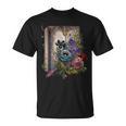 Wildflower Summer Floral Book Horror Gothic Graphic T-Shirt