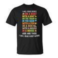 I Will Read Book On Boat Kids Book Reading T-Shirt