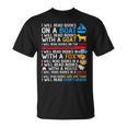 I Will Read Books On A Boat & Everywhere Reading Kids T-Shirt