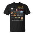 I Will Read Books On a Boat & Everywhere Reading T-Shirt