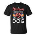 A Woman Cannot Survive On Books Alone She Also Needs a Dog T-Shirt A Woman Cannot Survive On Books Alone She Also Needs a Dog T-Shirt