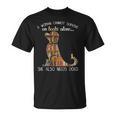 A Woman Cannot Survive On Books Alone She Also Needs Dogs T-Shirt A Woman Cannot Survive On Books Alone She Also Needs Dogs T-Shirt