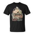Women's Books Coffee Repeat Cute Reading Lover T-Shirt