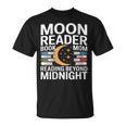 Women's Moon Reader Book Mom Reading Beyond Midnight T-Shirt Women's Moon Reader Book Mom Reading Beyond Midnight T-Shirt