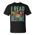 Women's I Read Past My Bedtime Book Lover T-Shirt