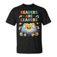 Women's Readers Are Leaders Reading Book Lovers Teacher Rainbow Kids T-Shirt