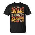 Women's Wild About Reading Zoo Animals For Bookworm Book Reader T-Shirt Women's Wild About Reading Zoo Animals For Bookworm Book Reader T-Shirt