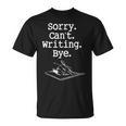 Writer Author Writing Book Novelist Editor Wordsmith Novel T-Shirt