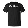 Writer Writing Book Author Novelist Christmas T-Shirt