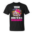 Yoshi Born To Be A Bookworm Personalized T-Shirt Yoshi Born To Be A Bookworm Personalized T-Shirt