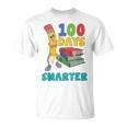 100 Days Smarter Teacher Student Books 100th Day Of School For Men Women Kids T-Shirt