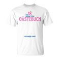 18th Birthday Girl & Guest Book Party T-Shirt 18th Birthday Girl & Guest Book Party T-Shirt