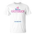 18th Birthday Girl & Guest Book Party T-Shirt T-Shirt