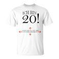 20th Birthday Party Guest Book 20 Years 1999 T-Shirt 20th Birthday Party Guest Book 20 Years 1999 T-Shirt