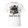 23rd Birthday Chapter 23 Bookish Spicy Book Dark Romance T-Shirt 23rd Birthday Chapter 23 Bookish Spicy Book Dark Romance T-Shirt