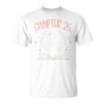 25th Birthday Women Book Lovers Chapter 25 Its My Birthday Comfort Colors Crop Top T-Shirt
