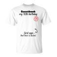 40th Birthday Man Woman Guest Book Party Round Birthday T-Shirt 40th Birthday Man Woman Guest Book Party Round Birthday T-Shirt