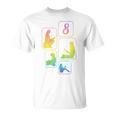 8th Birthday Book Reading Bookworm Book Lover Girls T-Shirt