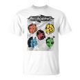 Animorphs Split Face Character Colorful Grid Book Series T-Shirt
