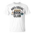 Anti-Social Book Club Booktrovert Bookish Bookworm T-Shirt Anti-Social Book Club Booktrovert Bookish Bookworm T-Shirt