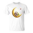 Astronaut Reading Book To Alien Moon Space Astronomy T-Shirt Astronaut Reading Book To Alien Moon Space Astronomy T-Shirt