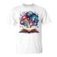Astronomy Space Lover Books Bookworm T-Shirt