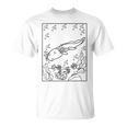 Axolotl Colouring Shirt For Children Adults 002 Colouring Book T-Shirt Axolotl Colouring Shirt For Children Adults 002 Colouring Book T-Shirt