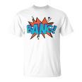 Bang Comic Book Sound Effect Bubble Graphic Tee Shirt T-Shirt