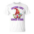 Best Teacher Grandma Gnome With Books For Teacher Mom Saying T-Shirt
