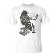 Bird Raven Book Lovers Men Women Graphic Tshirt T-Shirt