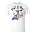 This Is My Book Character Costume Pigeon Kids Reading T-Shirt This Is My Book Character Costume Pigeon Kids Reading T-Shirt