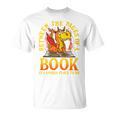 Book Dragon Reader Reading Books Library Literacy T-Shirt