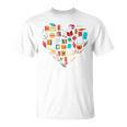 Book Lover Heart Shape Reading Club Librarian Bookworm Premium Tri-Blend T-Shirt Book Lover Heart Shape Reading Club Librarian Bookworm Premium Tri-Blend T-Shirt