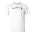 Book Lover Heartbeat Author Writer Writing Graphic T-Shirt
