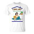 A Book Lover With A Willful Cat Women Kids T-Shirt