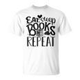 Book Reading Graphic Women Men Book Lovers Librarian Raglan Baseball Tee T-Shirt