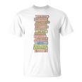 Book Trope Reader Romance Reading Bookish Tropes Lover T-Shirt
