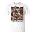 Bookish Mom Raccoon I Live Here Now Library Book Lover T-Shirt Bookish Mom Raccoon I Live Here Now Library Book Lover T-Shirt