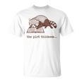 Bookish Red Panda Reading Fiction Book Vintage Bookworms Premium Tri-Blend T-Shirt