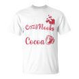 Books Cozy Nooks And Hot Cocoa Cute Fall Booklover T-Shirt