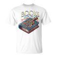 Books Rock Rock'n Roll Science Of Reading Teachers Guitar T-Shirt Books Rock Rock'n Roll Science Of Reading Teachers Guitar T-Shirt